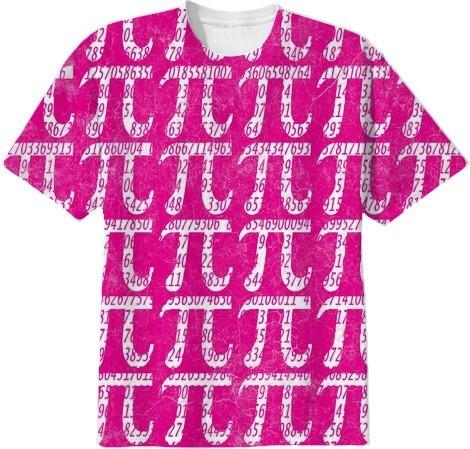 Grunge Pink Pi