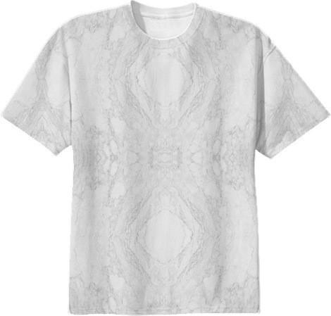 Mirrored Carrara Marble T Shirt