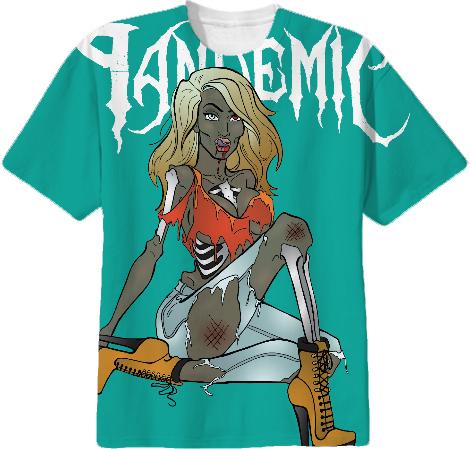 Pandemic Pin Up Zombie
