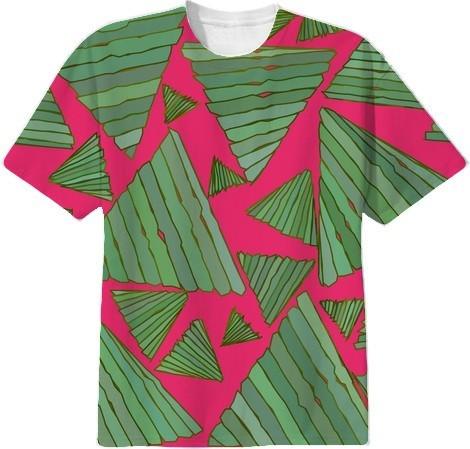 Pink and Green Triangles