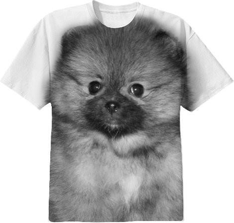 Pomeranian puppy dog shirt