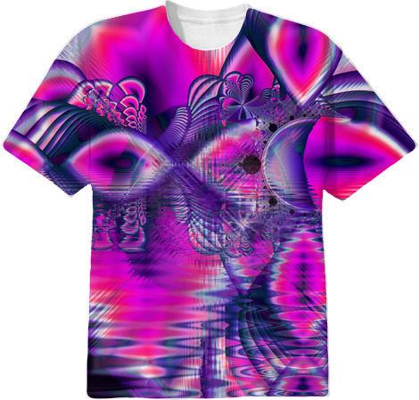 Rose Crystal Palace Abstract Fractal Love Dream