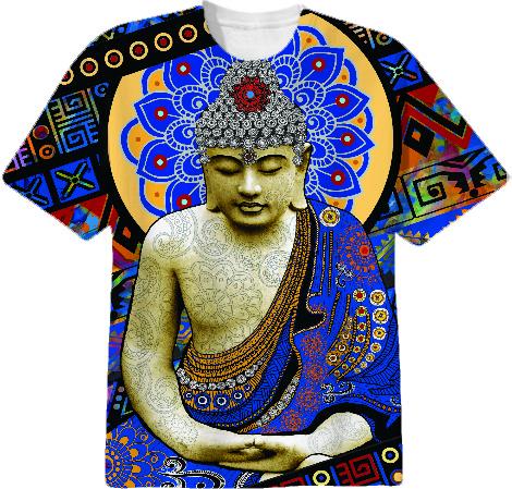 Urban Buddha Colorful Buddhist T Shirt Rhythm of My Mind