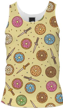 Donut Switchblade Party Mens Tank
