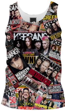 Kerrang Covers Guys Tank Top