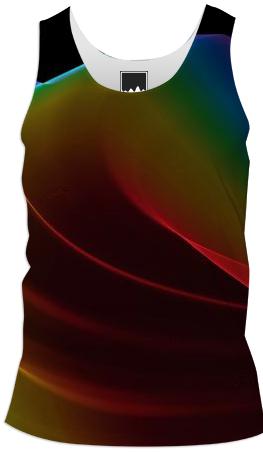 Liquid Rainbow Abstract Fractal Wave of Cosmic Energy