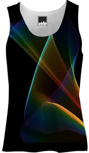 Abstract Rainbow Lily Colorful Fractal Mystical Flower