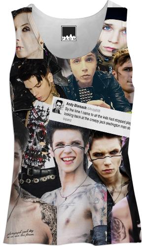 All Over You Andy Biersack Girls Tank