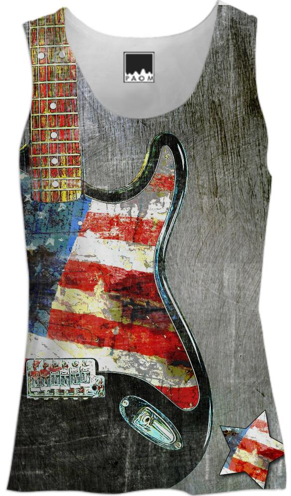 American Rock and Roll Music Tank Top