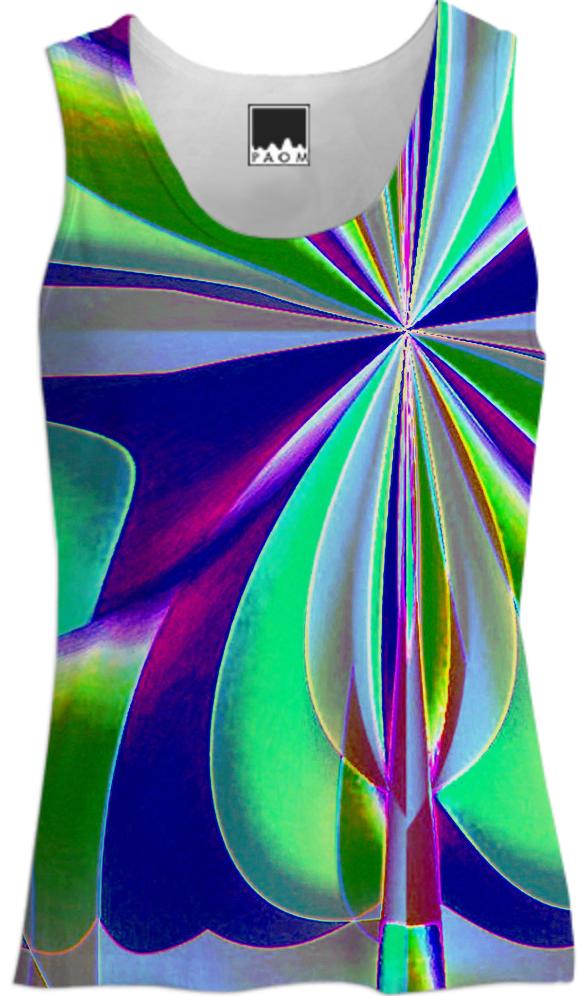 Blue Green Rainbow Tank Top