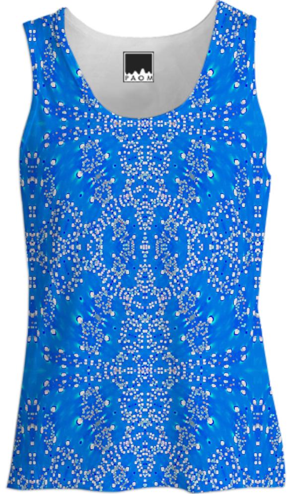 Blue Lights Tank Top