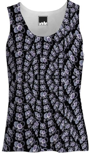 Buttons on Black Tank Top
