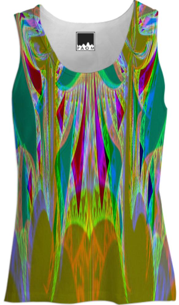 Colorfully Abstract Tank Top