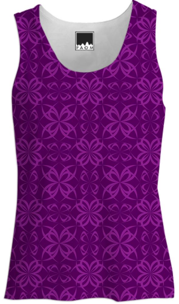 Cross flowers seamless pattern