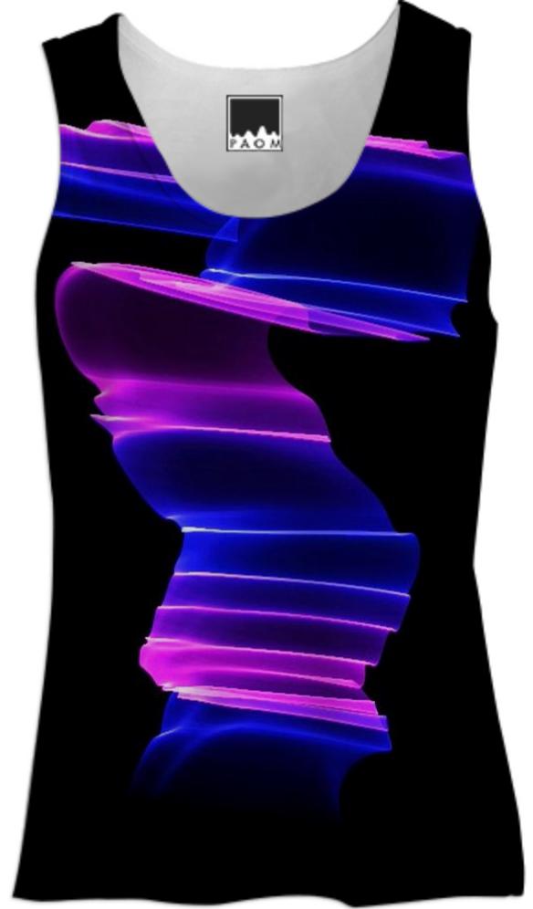 Flame Art 11 blue pink