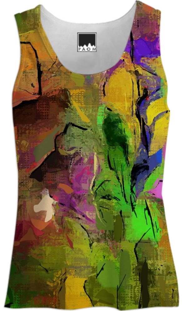 Floral Abstract Tank