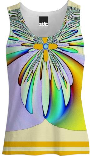 Flower Child Yellow Tank Top