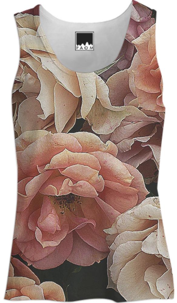 great garden roses vintage look