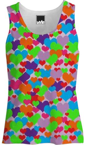 Hearts of Color Tank Top