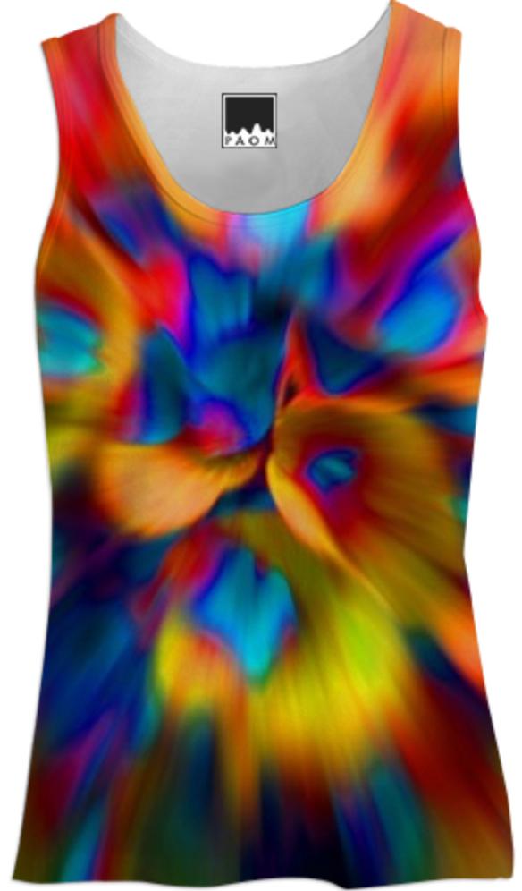 inverted womans tank top