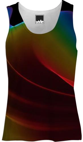 Liquid Rainbow Abstract Fractal Wave of Cosmic Energy