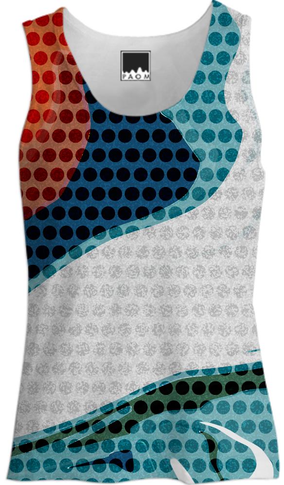 MARBLE DOT TANK TOP WOMEN