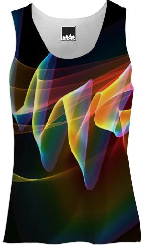 Northern Lights Abstract Fractal Rainbow Aurora