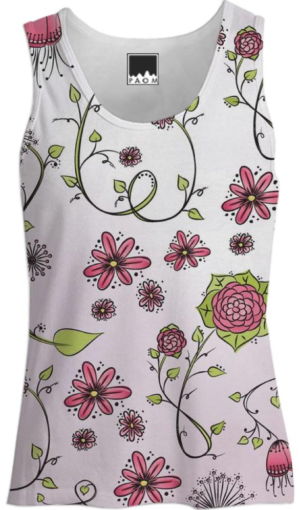 Pink on pink Flower pattern