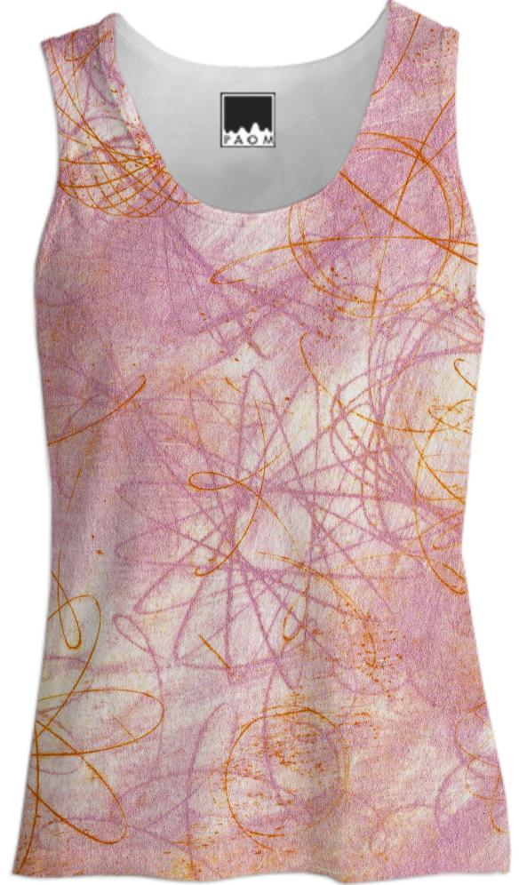 pink spirograph tank