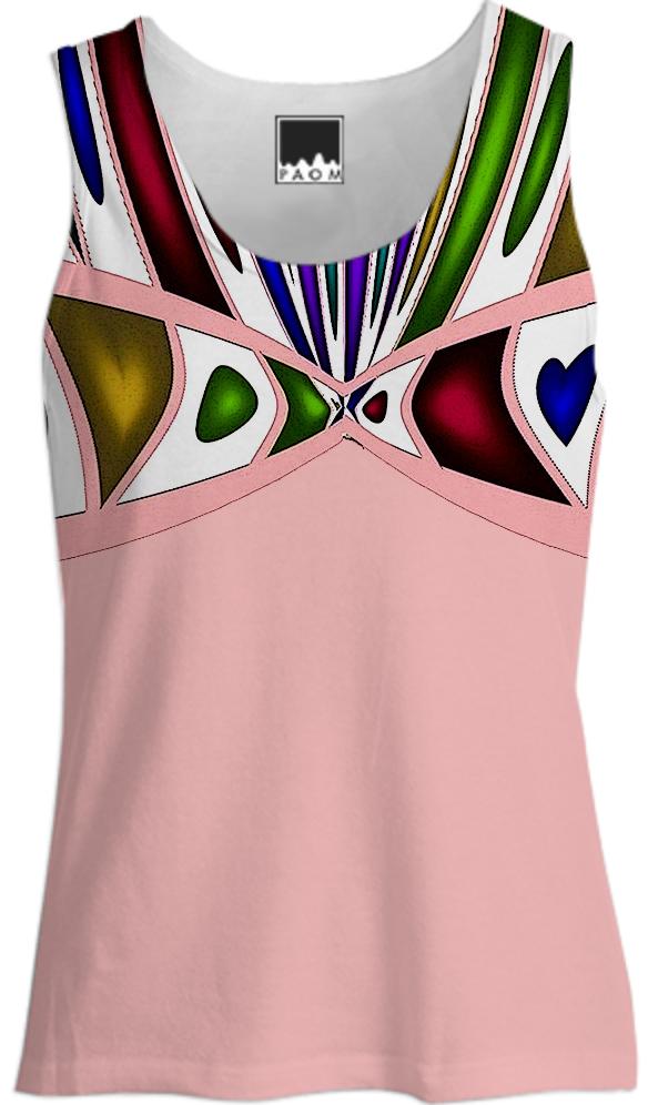 Pink Stripes Tank Top