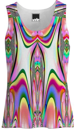 Rainbow Abstract Tank Top