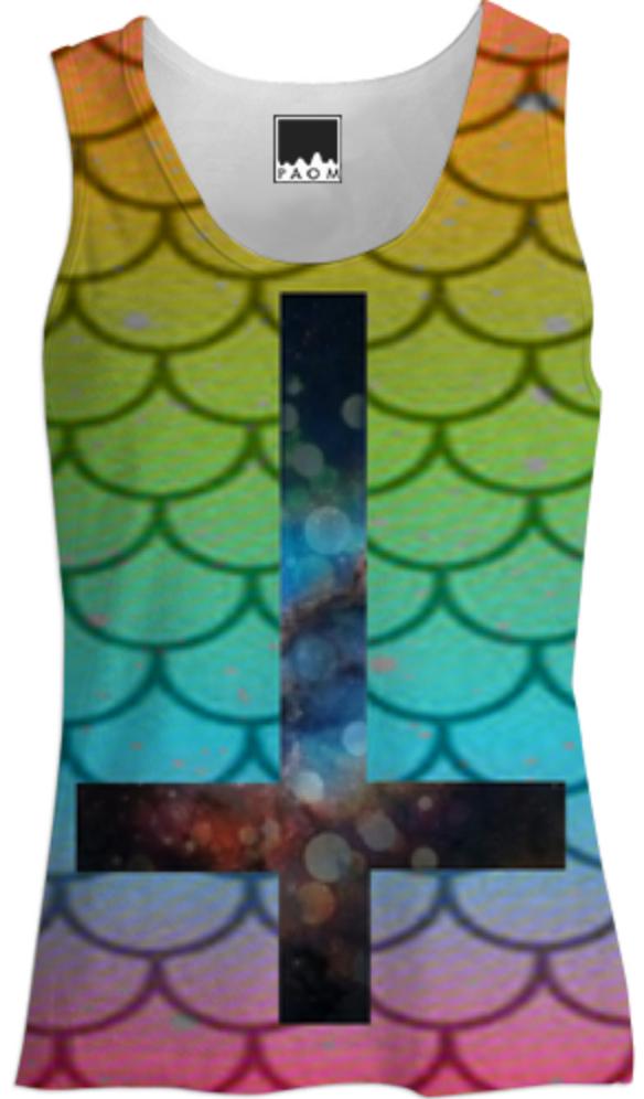 Rainbow Mermaid Top