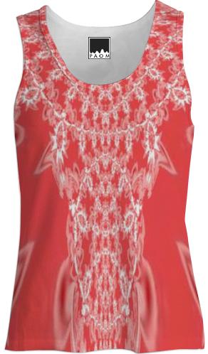 Red Lace Tank Top
