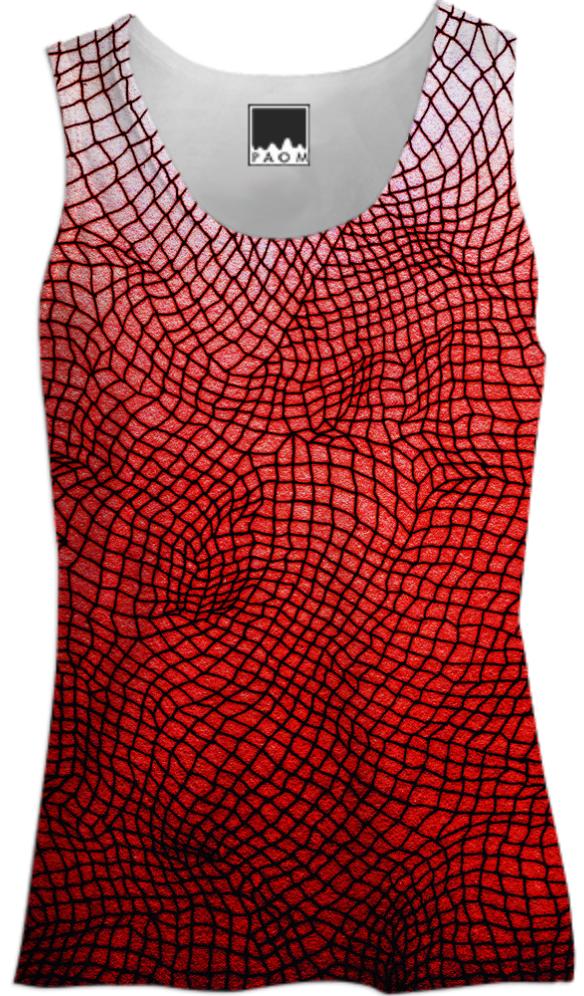 red net fitted tank