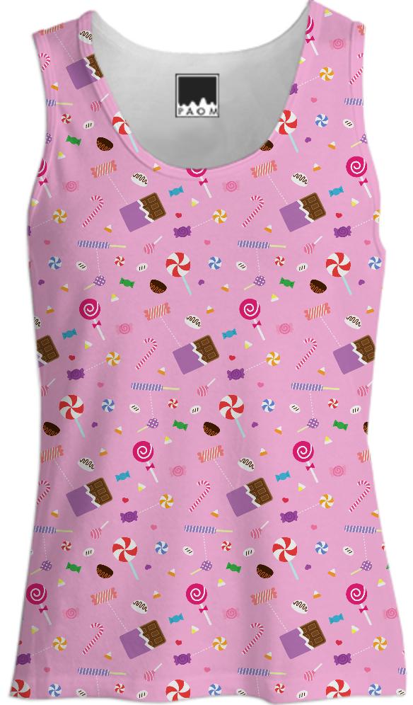 Sweet Pink Girly Candy Theme Pattern