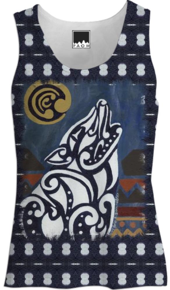 Legend of the White Wolf Women s Tank