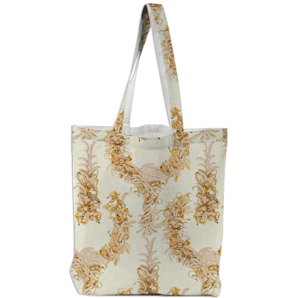 Bananas On A Cream Background Tote Bag