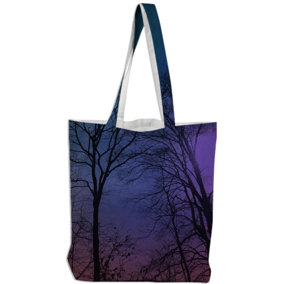 Galaxy In The Woods Tote Bag