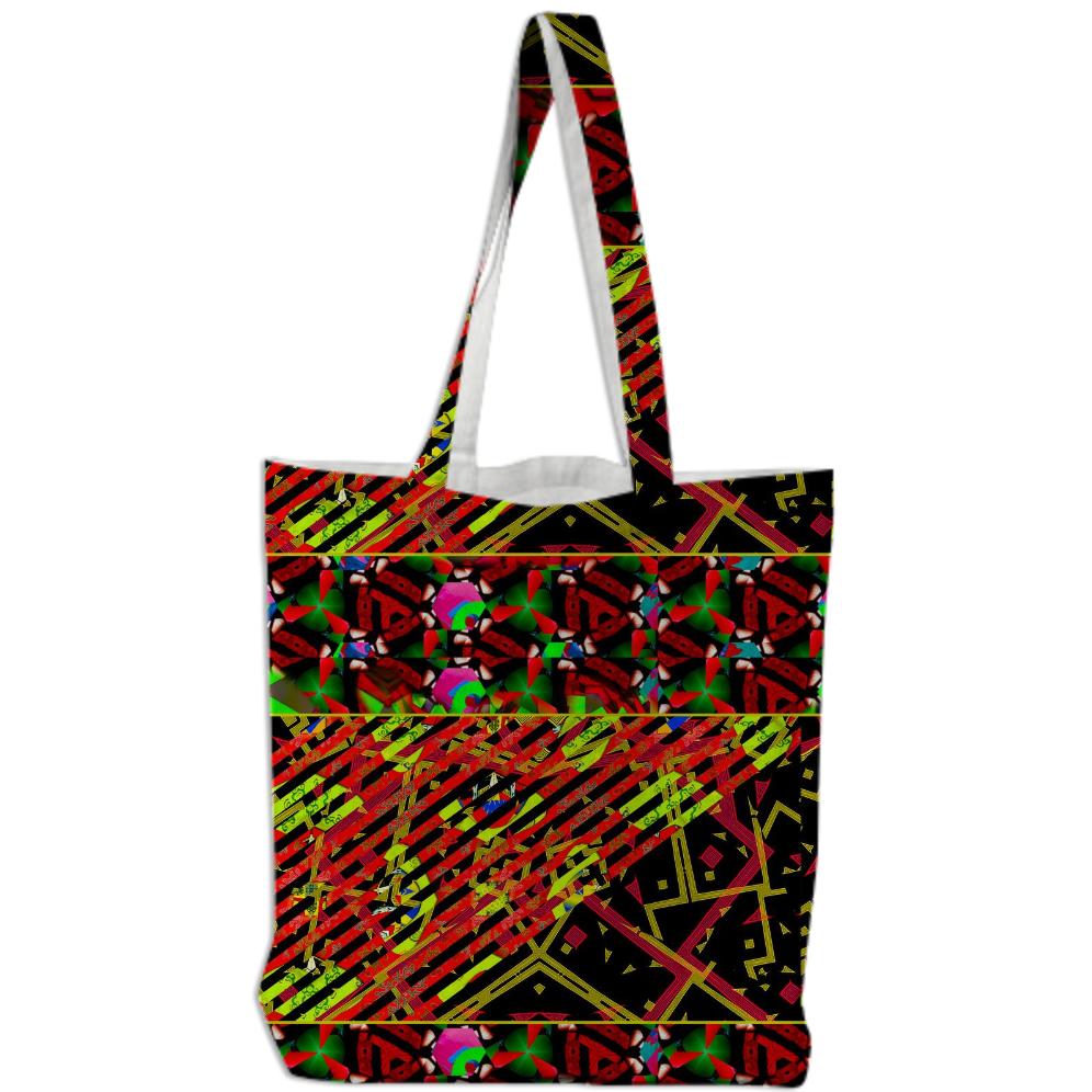Lines Designs Cotton Canvas Tote Bag