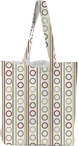 Earth Tones circle and stripe modern pattern