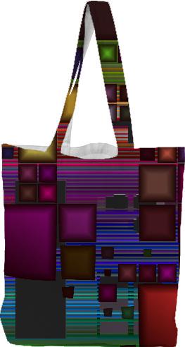 Jewel City Radiant Rainbow Abstract Urban