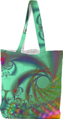 Jeweled Staircase Golden Emerald Kaleidoscope