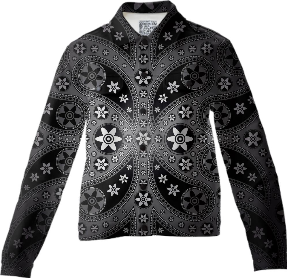 Silver Paisley