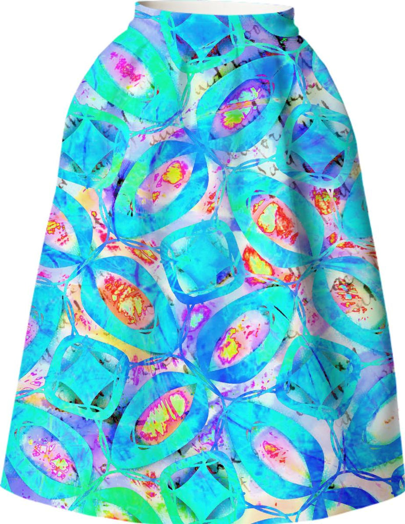 Multicolored Full Skirt