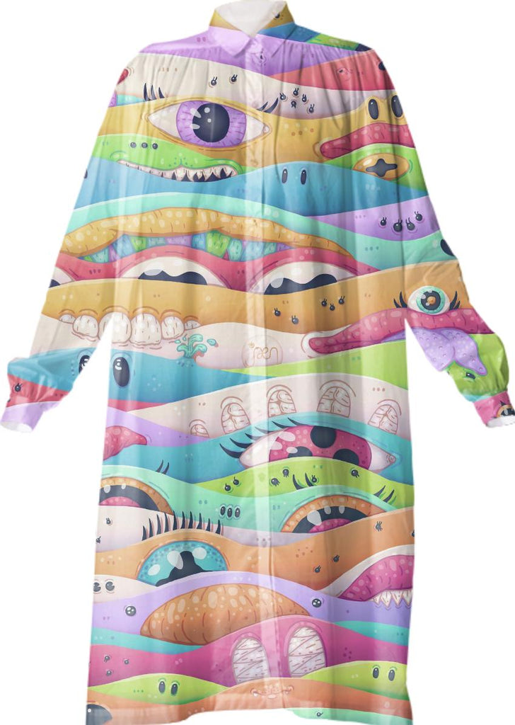 Psychedelic M Shirtdress