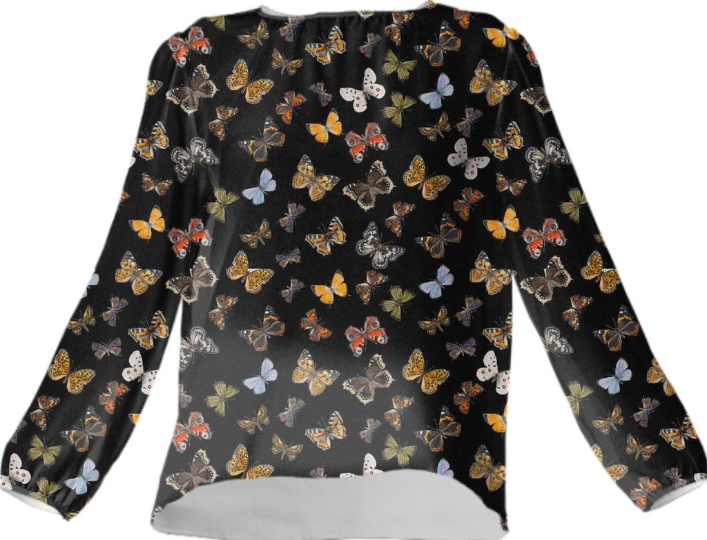 Madame Butterfly Silk Top