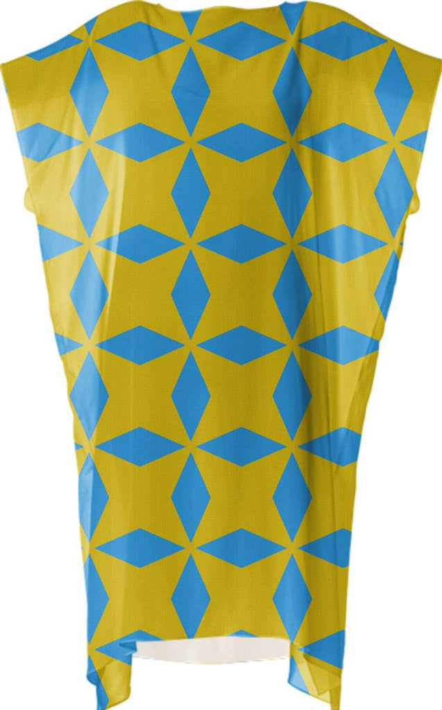 Blue diamonds pattern