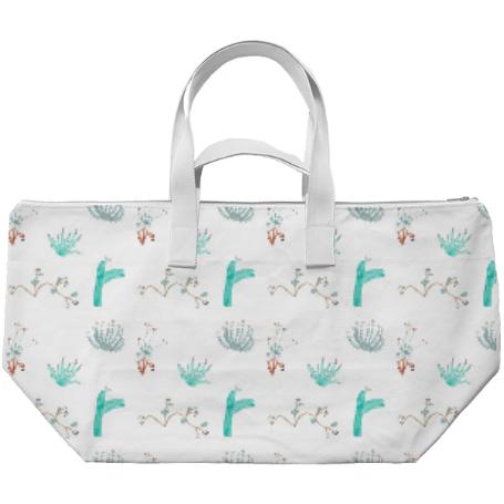 Fantasy Flora Weekender Bag