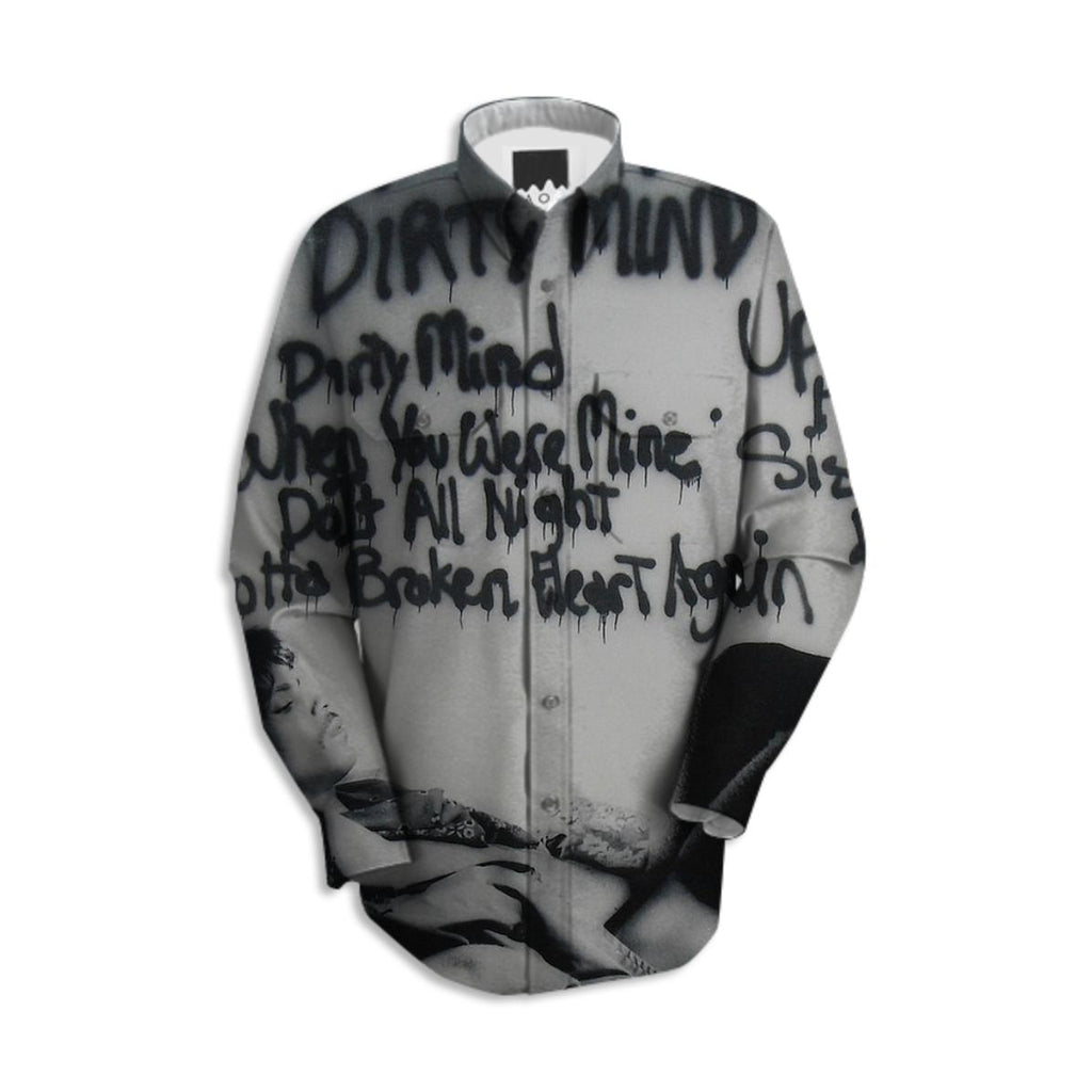 Dirty Mind Back Cover Work Shirt