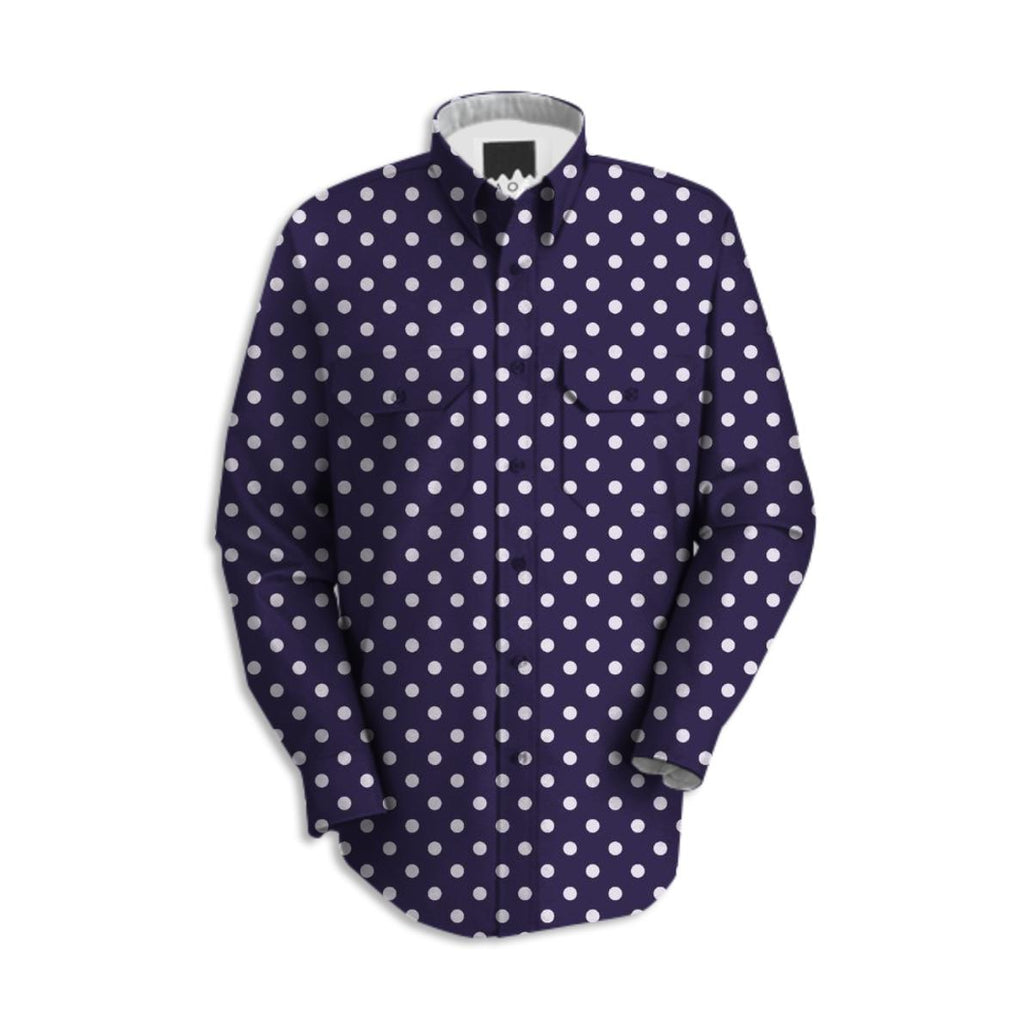 Lavender and Purple Polka Dots